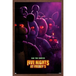 Trends International Five Nights at Freddy's Movie - Teaser One Sheet Framed Wall Poster Prints - 1 of 4