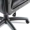 Alera Alera Fraze Series Executive High-Back Swivel/Tilt Bonded Leather Chair, Supports 275 lb, 17.71" to 21.65" Seat Height, Black - 2 of 4
