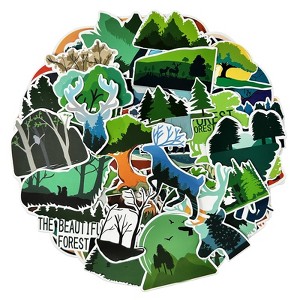 Wrapables Waterproof Vinyl Stickers for Water Bottles, Laptop, Phones, Skateboards, Decals for Teens - 1 of 4