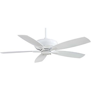 52" Minka Aire Kola ENERGY STAR® White Ceiling Fan - 1 of 3