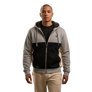 U.S. Polo Assn. Men's Tri Color High Pile Fleece Hooded Sweatshirt - 1 of 1