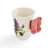 Portmeirion Botanic Garden Bouquet 14oz Butterfly Mug with Handle, Lilac Motif - Durable Dolomite & Chip-Resistant Glaze, Farmhouse Style Drinkware - 4 of 4