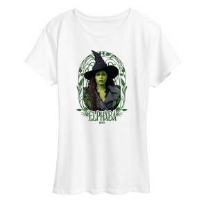Women's - Wicked - Art Noveau Elphaba Short Sleeve Graphic T-Shirt - 1 of 4