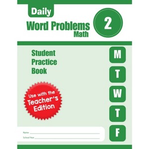 Daily Word Problems Math, Grade 2 Student Workbook - by  Evan-Moor Educational Publishers (Paperback) - 1 of 1