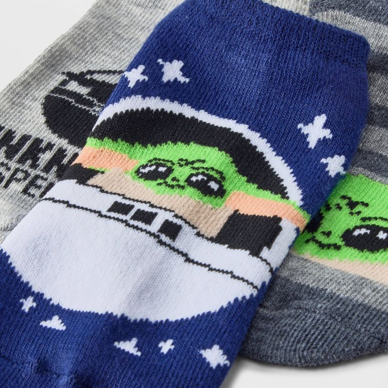 Kids' Star Wars 6pk Baby Yoda Socks, 3 of 4