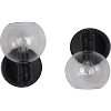 Chloe Lighting Oxa Transitional 1 Light Matt Black Indoor Wall Sconce 6" Wide - 3 of 4