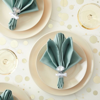 Blue Panda 36 Pack Plastic Diamond Rings For Bridal Shower Game, Bulk