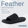 CUSHIONAIRE Men's Feather cloud recovery pool slide with +Comfort - 2 of 4