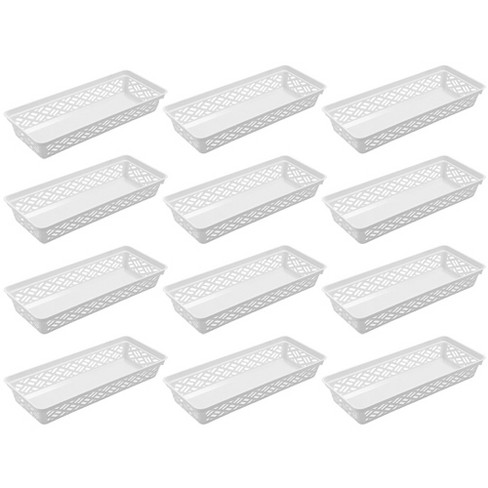 Ezy Storage Long Brick Or Plastic Household Organization Basket 12 Pack Target