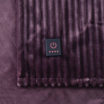 Brookstone Heated Plush Throw
