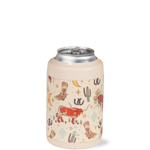 HydroJug Can Cooler - 2-in-1 Insulated Can Cooler Cup 12oz - Stainless Steel, Non-Slip Rubber Base, Screw-Top Lid - 1 of 4