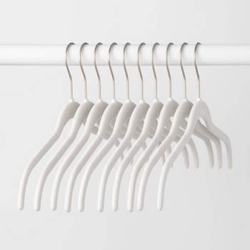 Honey-Can-Do Rubber Grip No-Slip Plastic Hangers 50pk White HNG-08943 -  Best Buy