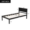 RISOKEYS Platform Bed,with Headboard and Slat Support Wood Bed Frame,No Box Spring Needed,Platform Bed,Easy Assembly - 3 of 4