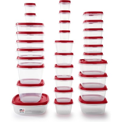 Paaaawaters 60-Piece Food Storage Containers with Lids, Microwave and Dishwasher Safe