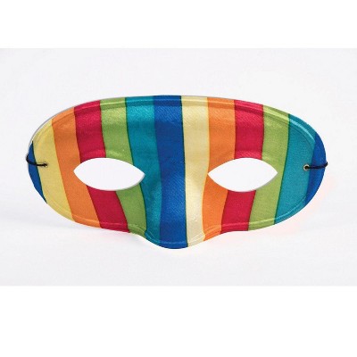 Forum Novelties Adult Domino Mask Costume Accessory One Size Fits Most Rainbow