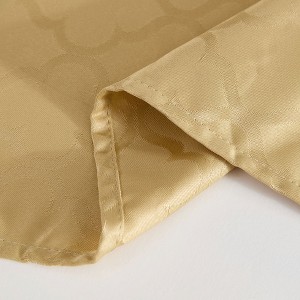 HLC.ME Modena Jacquard Fabric Lattice Tablecloth, Water, Fade, Wrinkle and Stain Resistant Table Cloth - 1 of 4