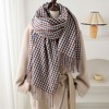 Anna-Kaci Plaid Winter Scarf Soft Cozy Woven Wrap with Fringe Edges 81×26.5 Inches - 2 of 4
