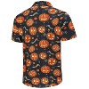 Coolmee Mens Halloween Christmas Shirts Funky Button Down Shirts Party Aloha Shirt Holiday Hawaiian Tops - 3 of 4