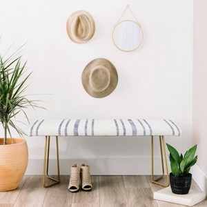 Holli Zollinger Aegean Multi Striped Bench - Deny Designs - 1 of 2