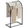 MOEPISY Free Standing Towel Rack, 4-Tier Blanket Rack for Bathroom - 2 of 4