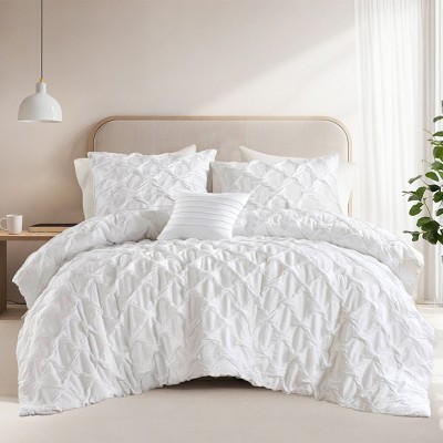 Boho Style Tufted Geometric Pattern Comforter – Ultra-Soft, Cozy, All-Season Bedding with Chic Texture, Anti-Clump Design & OEKO-TEX Certified Safety