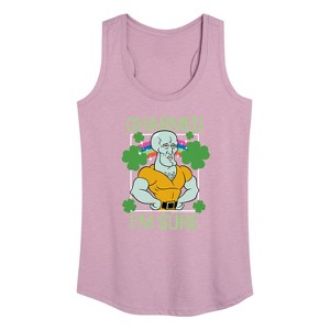 Women's - SpongeBob Squarepants - Charmed Im Sure Graphic Racerback Tank - 1 of 4