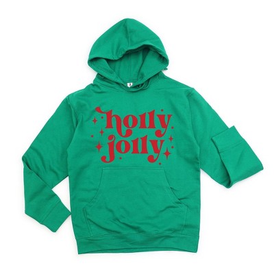 Simply Sage Market Women's Graphic Hoodie Whimsical Holly Jolly