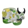 Roman Set of 6 Cotton Candy Bull With Black Horns Collectible Glass Figurines - image 2 of 2