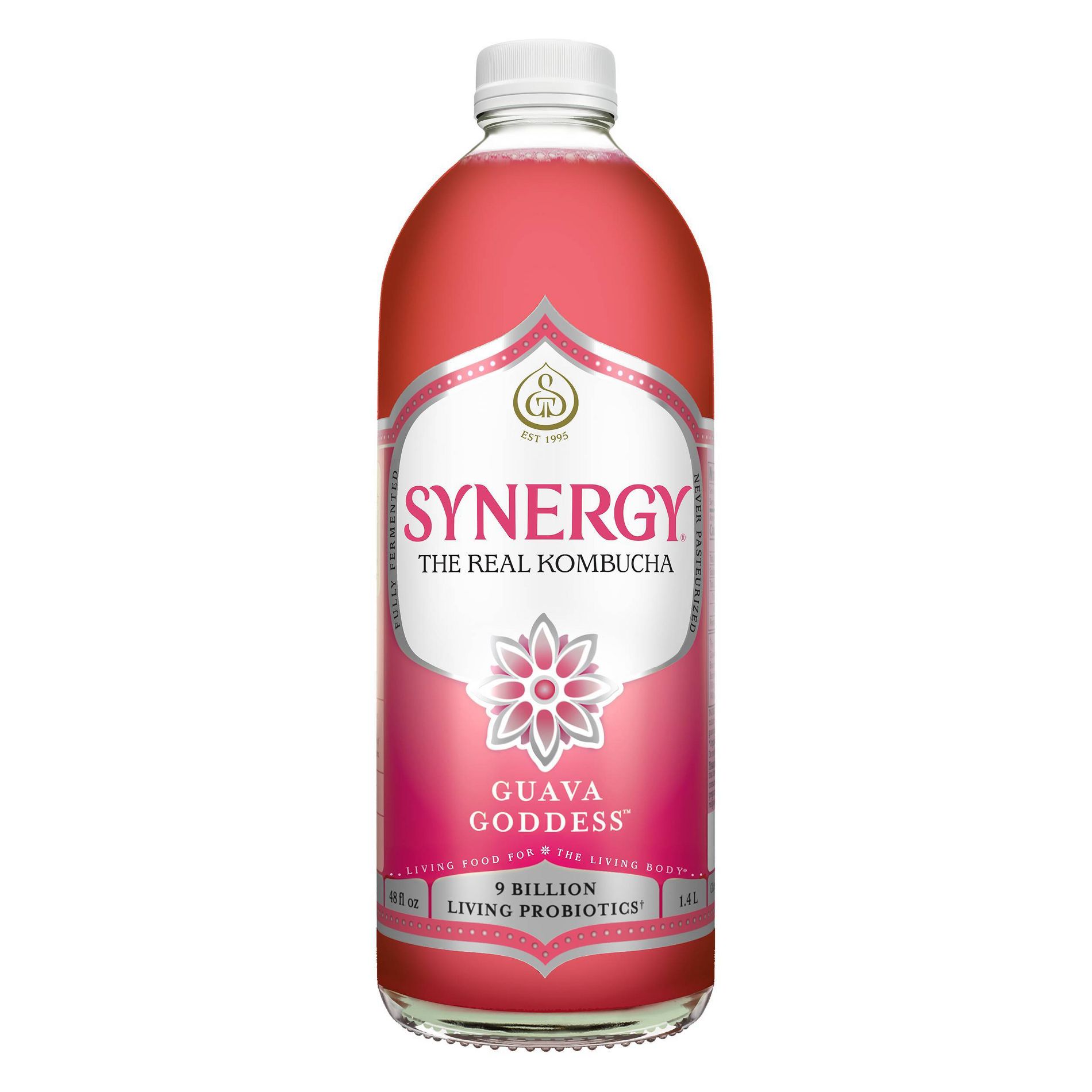 Synergy The Real Kombucha, Guava Goddess - 48oz