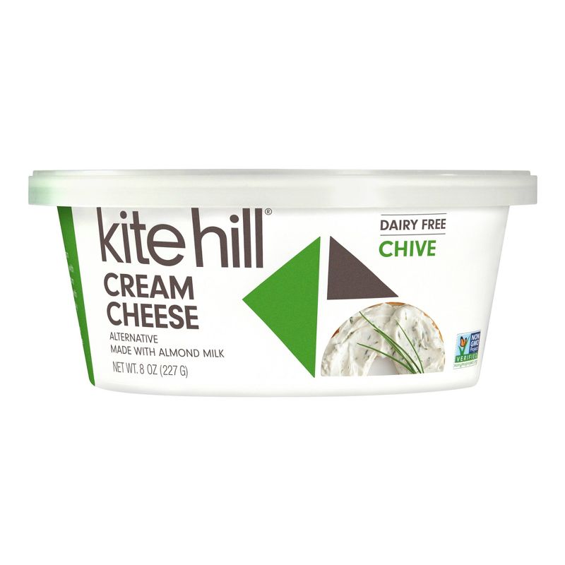 Kite Hill Chive Almond Milk Cream Cheese Spread - 8oz, 1 of 7