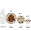 Big Dot of Happiness Party 'Til You're Pooped - Poop Emoji Party Giant Circle Confetti - Party Decorations - Large Confetti 27 Count - 3 of 4