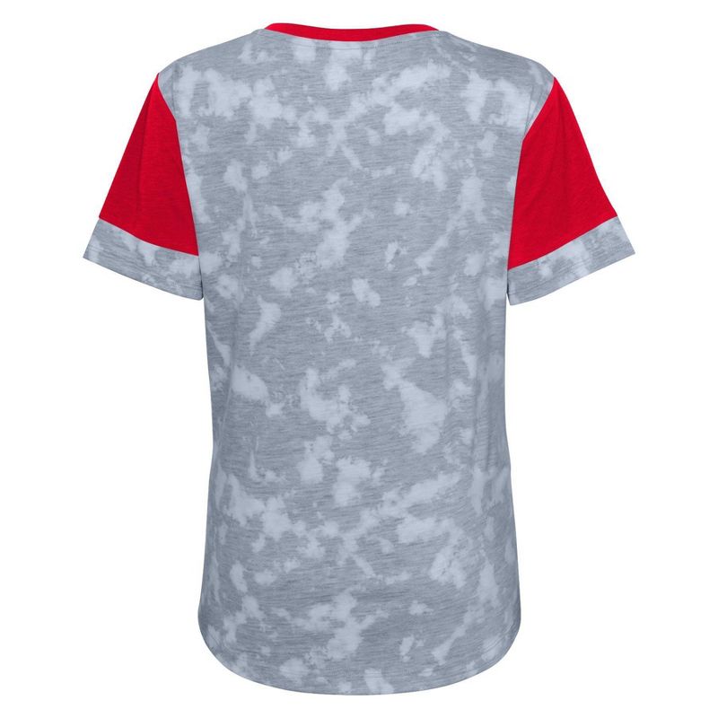 NFL Kansas City Chiefs Girls&#39; Short Sleeve Fashion T-Shirt, 3 of 4