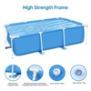 Above Ground Pool Set, Round or Rectangular Frame Swimming Pool, Outdoor Backyard Family Pool, Corrosion & Puncture Resistant, Includes Filter & Pump - 2 of 4