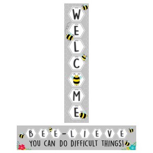 Creative Teaching Press Busy Bees Double-Sided Welcome Banner, 39" x 8" (Pack of 4) - 1 of 1