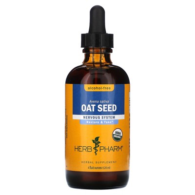 Herb Pharm Oat Seed, Alcohol-Free, 801 mg, 4 fl oz (120 ml)