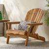 DSVIMOY Adirondack Chair, Folding Outdoor Chair with Wide Armrests, Patio Lawn Chair for Outside Garden Backyard, Natural, 36.41"*30.31"*33.85" - 4 of 4