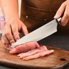 Dura Culina® 3 Piece Kitchen Knife Set with Matching Blade Guards, Black - 4 of 4