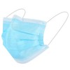 iMountek
 50Pcs 3-Layer Disposable Face Masks with Elastic Earloop, 95% Melt-Blown Filter, Sanitary Mask blue - 2 of 4