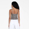 Women's Denim Buckle Corset Tank Top - Wild Fable™ Gray Wash - 3 of 3