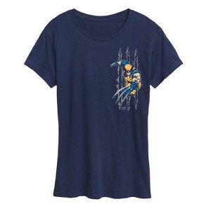 Women's - Marvel - Wolverine Slash Short Sleeve Graphic T-Shirt - 1 of 4