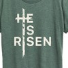 Women's - Instant Message - He Is Risen Short Sleeve Graphic T-Shirt - 2 of 4