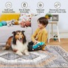 2x6 Runner Rugs for Hallway ¨C Machine Washable Vintage Oriental Medallion Rug, Non-Slip Low Pile Entryway Carpet  (Light Orange) - 4 of 4