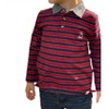 Boy's Waverly Long Sleeve Polo Shirt With Chambray Collar - ME & HENRY - 3 of 3