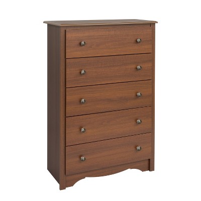 Monterey Vertical Dresser Cherry - Prepac