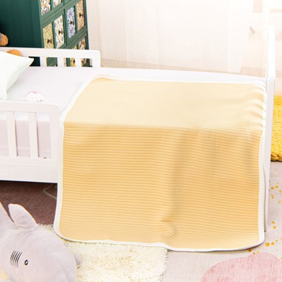 Jersey Cotton Quilted Toddler Blanket, Breathable and Warm Baby Blanket - NTBAY