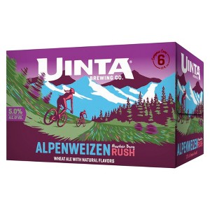 Uinta Alpenweizen Berry Wheat - 6pk/12 fl oz Cans - 1 of 4