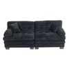 NicBex Modern Chenille Deep Seat Loveseat Sofa with Comfy Armrests & Pillows,2-Seat Sectional Sofa for Living Room,Bedroom - 4 of 4