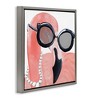 Stupell Industries Flamingo with Glam Pearls Floating Frame Canvas Art - 2 of 4