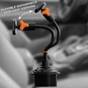 Armor All Magnetic Phone Mount with Gooseneck Cup Holder: Automotive Accessory, 1 Year Warranty, Orange & Black - 4 of 4