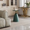 NicBex Modern 14.96" Round Coffee Table with Iron Frame for Living Room and Bedroom - 4 of 4